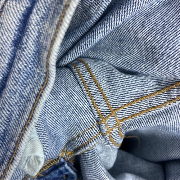 RE/DONE Levis Kick Flare Jeans MID90s High Rise Size 25 Blue Denim 90s High Rise - Picture 11 of 14